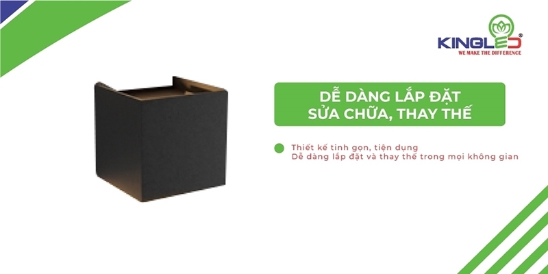 Mẫu đèn tường cầu thang đơn giản, ấn tượng